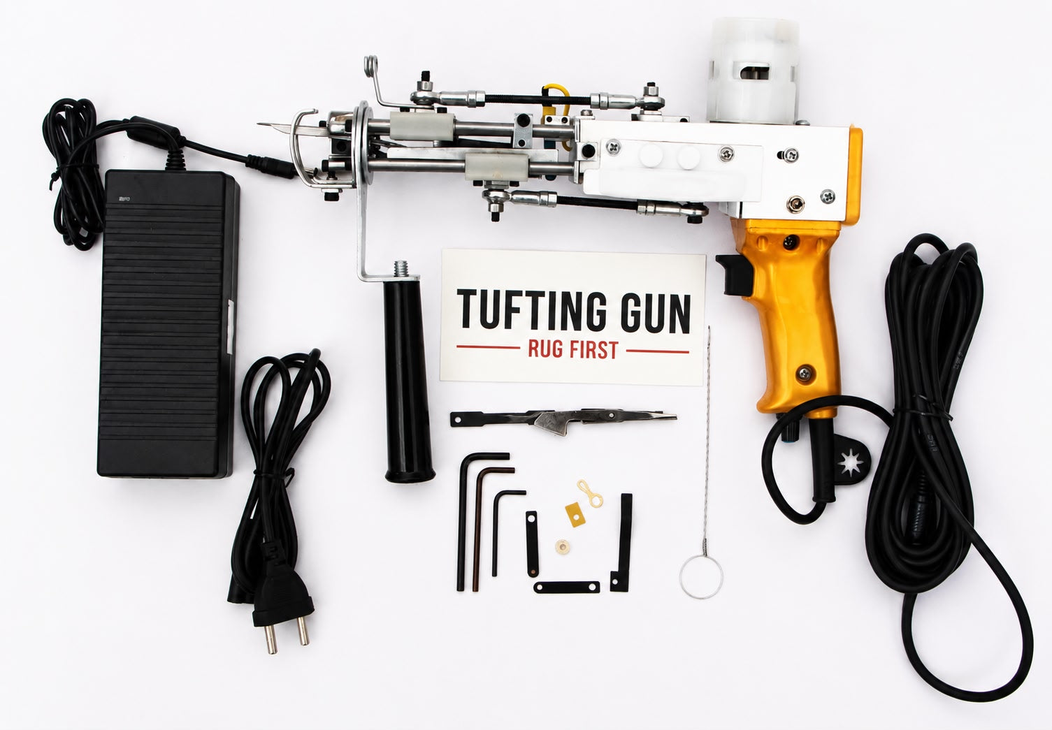 Monster 40mm High Pile Tufting Gun – Professional Electric Rug Tufting Machine for Extra Thick Carpets, Rugs & Wall Art, Adjustable Speed Carpet Weaving Tool