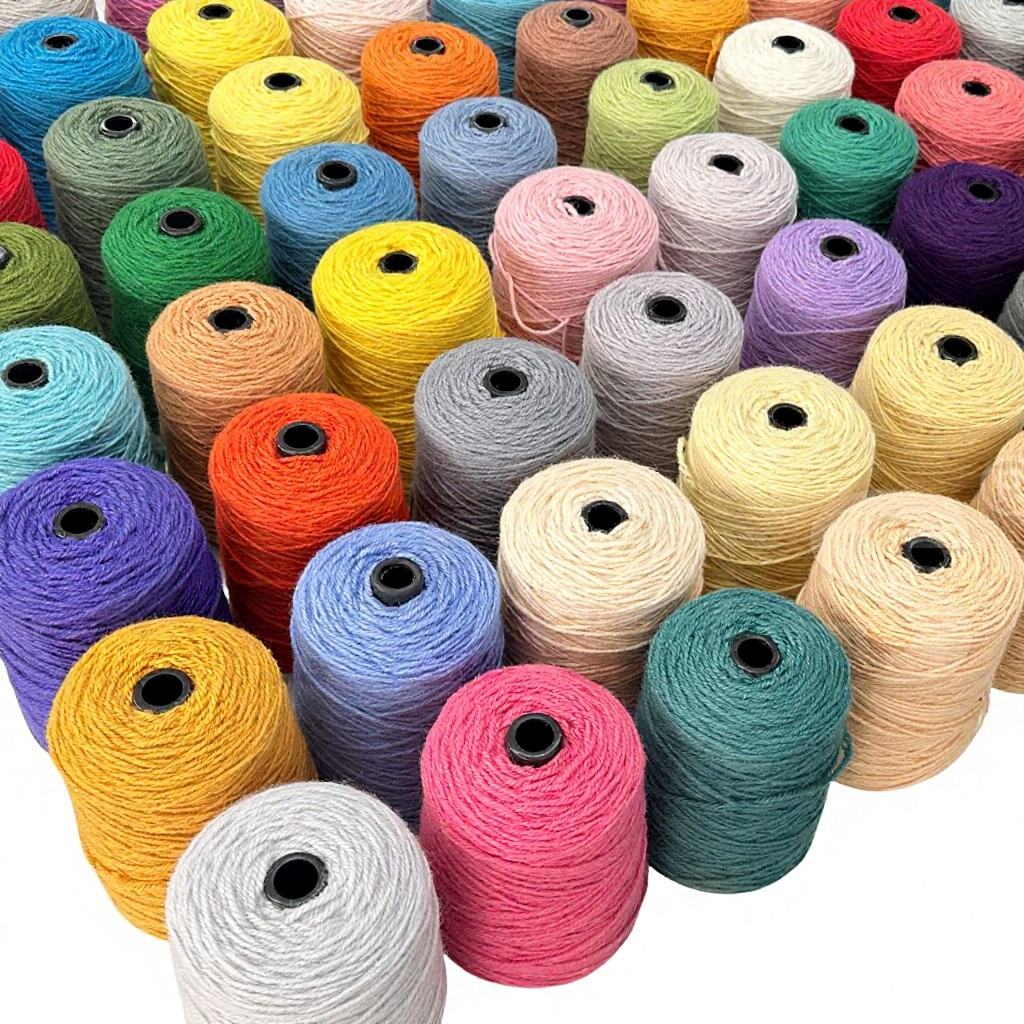 Premium Acrylic Yarn for Tufting, Crochet & Knitting (Per Kg)