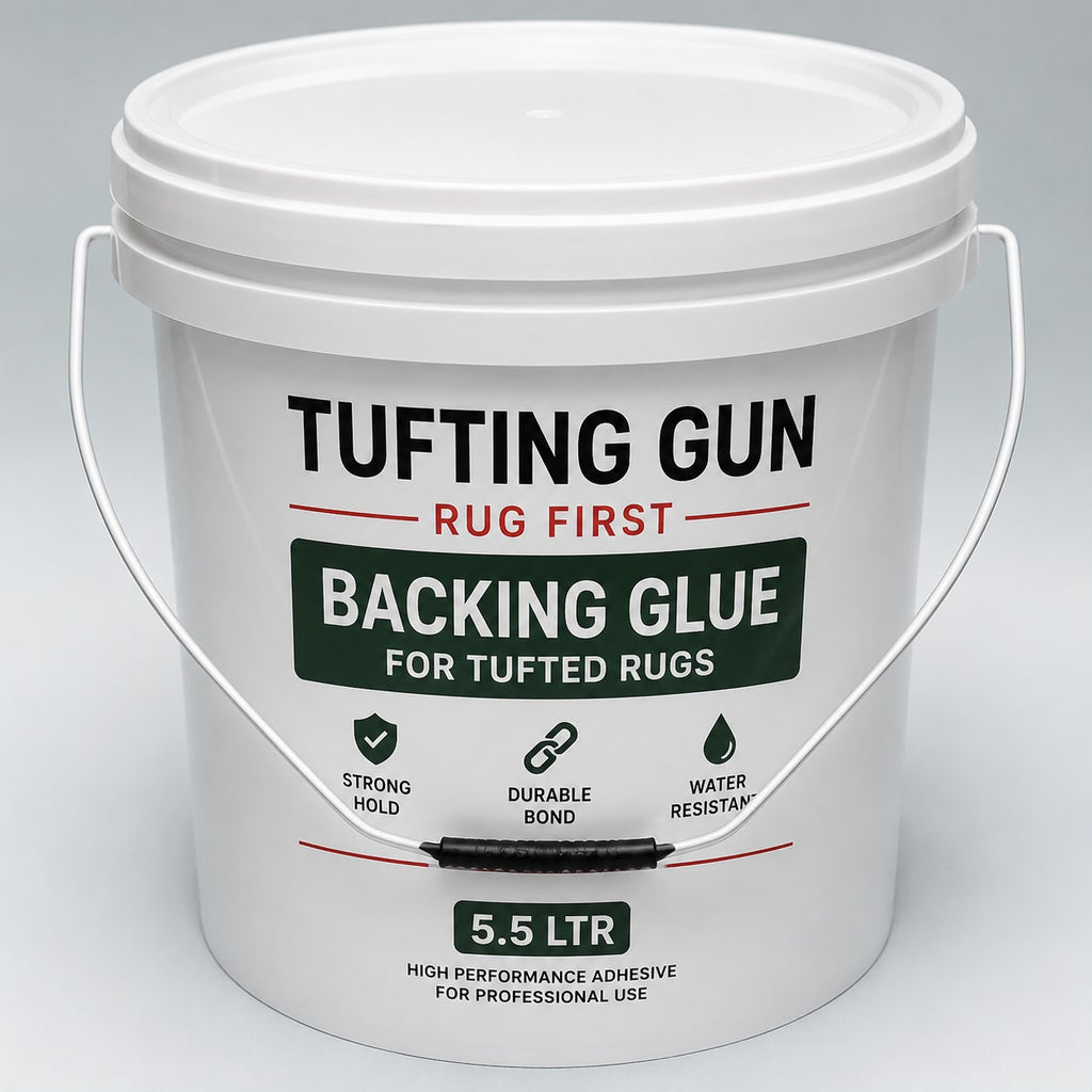 Tufting Rug Backing Glue 5.5L – Professional High-Performance Adhesive for Tufted Rugs, Carpets & Mats, Strong Hold, Durable Bond, Water-Resistant Rug Making Glue
