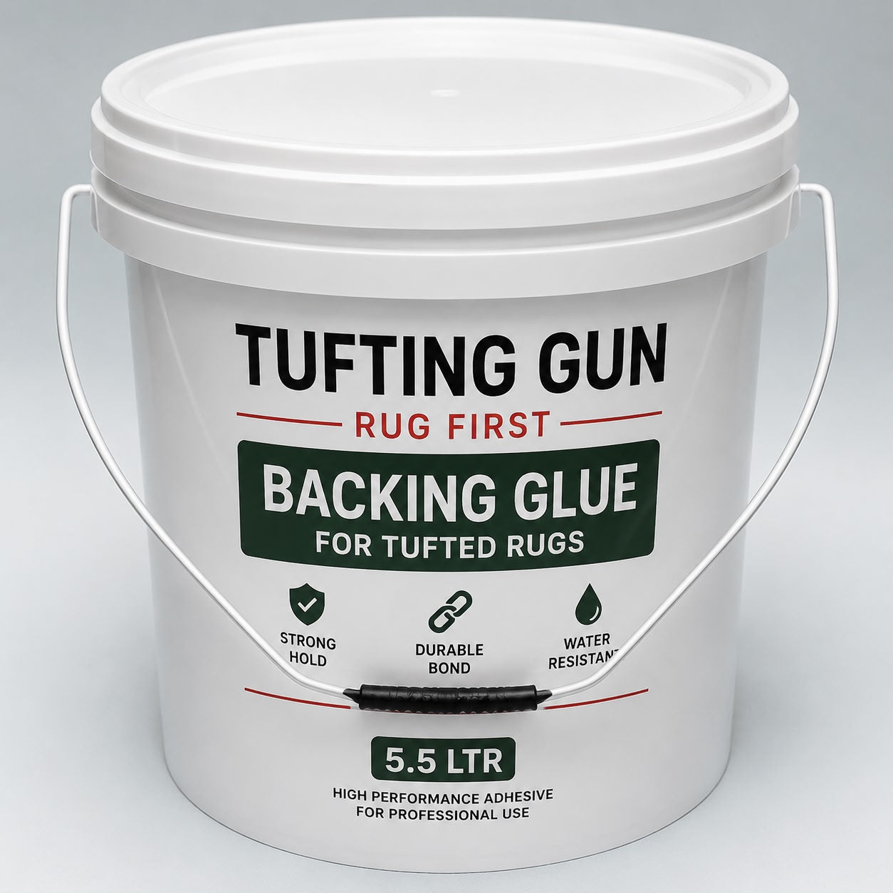 Tufting Rug Backing Glue 5.5L – Professional High-Performance Adhesive for Tufted Rugs, Carpets & Mats, Strong Hold, Durable Bond, Water-Resistant Rug Making Glue