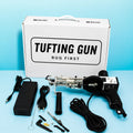 RUG FIRST Tufting Gun for Carpet & Rug Making Kit | Electric Cut Pile Tufting Machine with Power Adapter, Scissors & Accessories