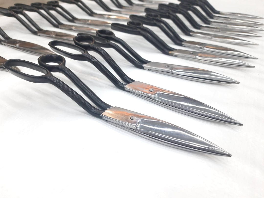 Professional Rug Carving Scissors for Tufting – Heavy Duty Carpet Trimming Shears with Offset Handle, Precision Rug Shaping Tool for Tufting & Carpet Finishing