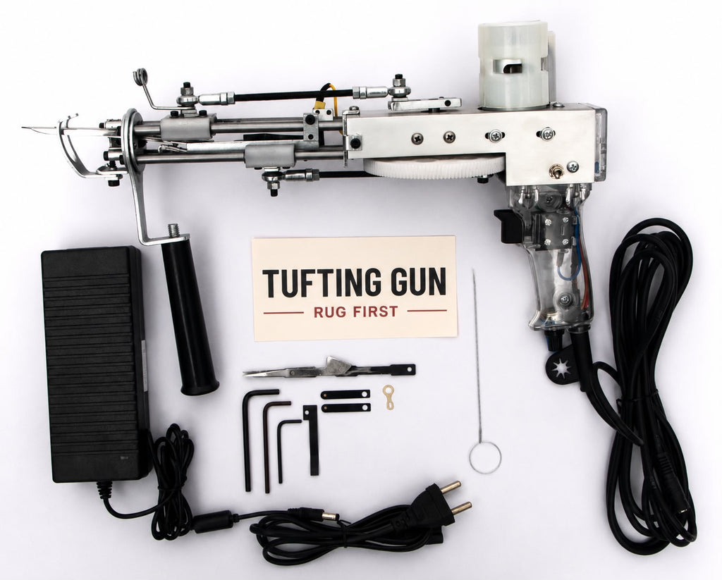 Monster 40mm High Pile Tufting Gun – Professional Electric Rug Tufting Machine for Extra Thick Carpets, Rugs & Wall Art, Adjustable Speed Carpet Weaving Tool