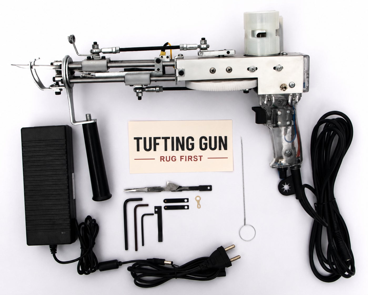 Monster 40mm High Pile Tufting Gun – Professional Electric Rug Tufting Machine for Extra Thick Carpets, Rugs & Wall Art, Adjustable Speed Carpet Weaving Tool
