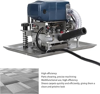 Professional Carpet Flat Shearing Machine for Rug Tufting | Electric Carpet Surface Trimmer & Rug Finishing Machine for Carpet Leveling, Shearing & Tufting Art (220V/110V)