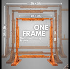 Wooden Tufting Frame for Rug Making – Adjustable Carpet Tufting Frame with Gripper Strips for DIY Rug Tufting, Carpet Weaving & Textile Art Projects