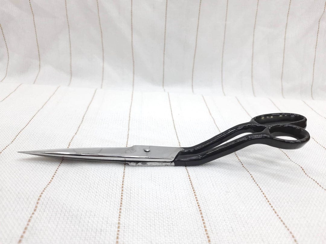Professional Rug Carving Scissors for Tufting – Heavy Duty Carpet Trimming Shears with Offset Handle, Precision Rug Shaping Tool for Tufting & Carpet Finishing