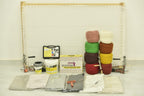 Complete Tufting Gun Rug Making Combo Kit – 1 Tufting Gun, Yarn, Canvas, Carpet Adhesive & Accessories for DIY Rug Projects