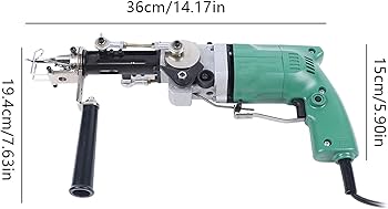 ZQ-III Rug Tufting Gun Machine | Professional Electric Carpet Weaving Machine for Cut Pile Rug Making