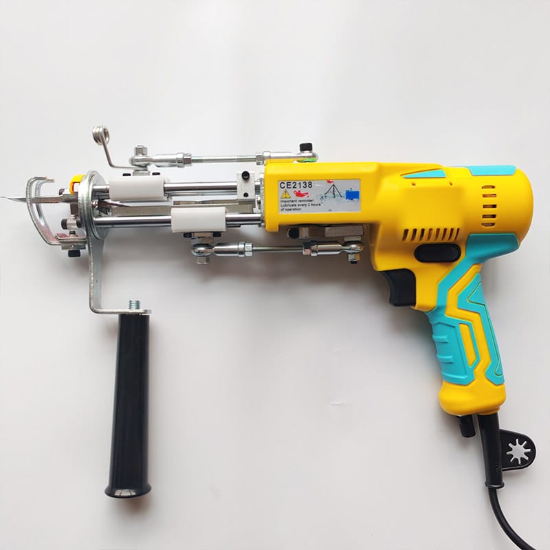Electric Carpet Tufting Gun Cut Pile Weaving Machine | Portable Rug Making Gun for DIY Carpet Weaving, Embroidery & Textile Craft Tool with Ergonomic Handle