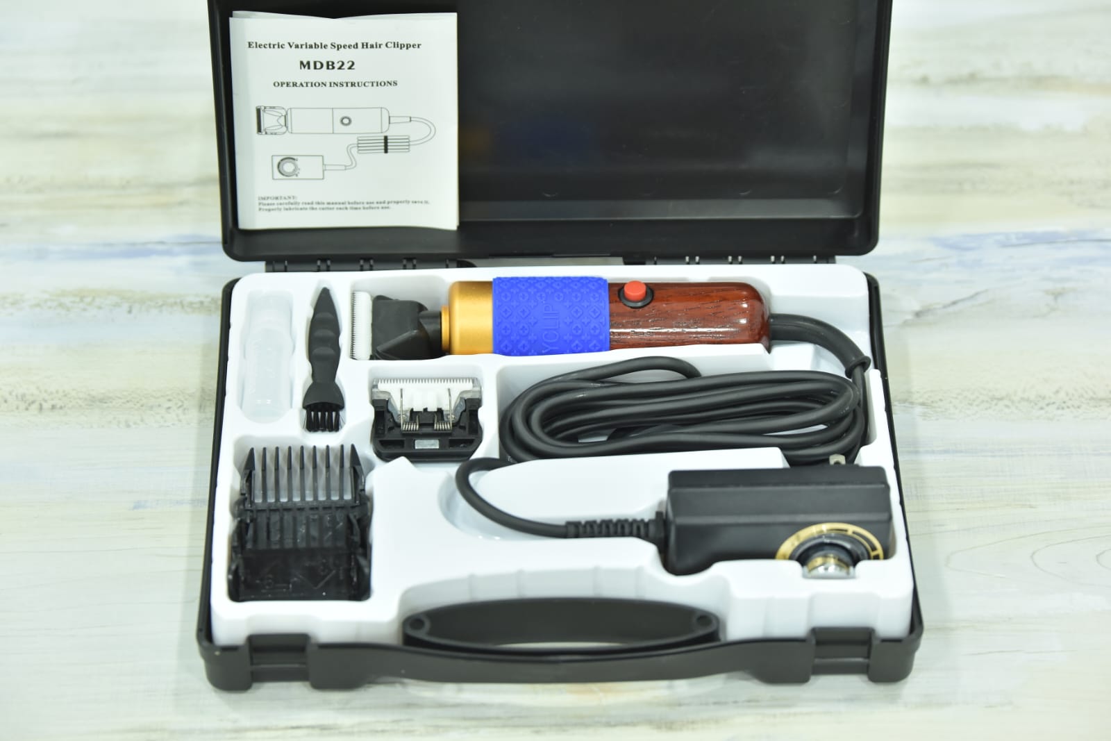Tufting Gun Carpet Trimmer Machine – 15W Electric Variable Speed Hair Clipper for Rugs & DIY Carpet Projects