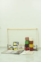 Complete Tufting Gun Rug Making Combo Kit – 1 Tufting Gun, Yarn, Canvas, Carpet Adhesive & Accessories for DIY Rug Projects