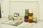 Complete Tufting Gun Rug Making Combo Kit – 1 Tufting Gun, Yarn, Canvas, Carpet Adhesive & Accessories for DIY Rug Projects