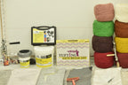 Complete Tufting Gun Rug Making Combo Kit – 1 Tufting Gun, Yarn, Canvas, Carpet Adhesive & Accessories for DIY Rug Projects