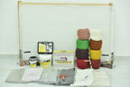 Complete Tufting Gun Rug Making Combo Kit – 1 Tufting Gun, Yarn, Canvas, Carpet Adhesive & Accessories for DIY Rug Projects