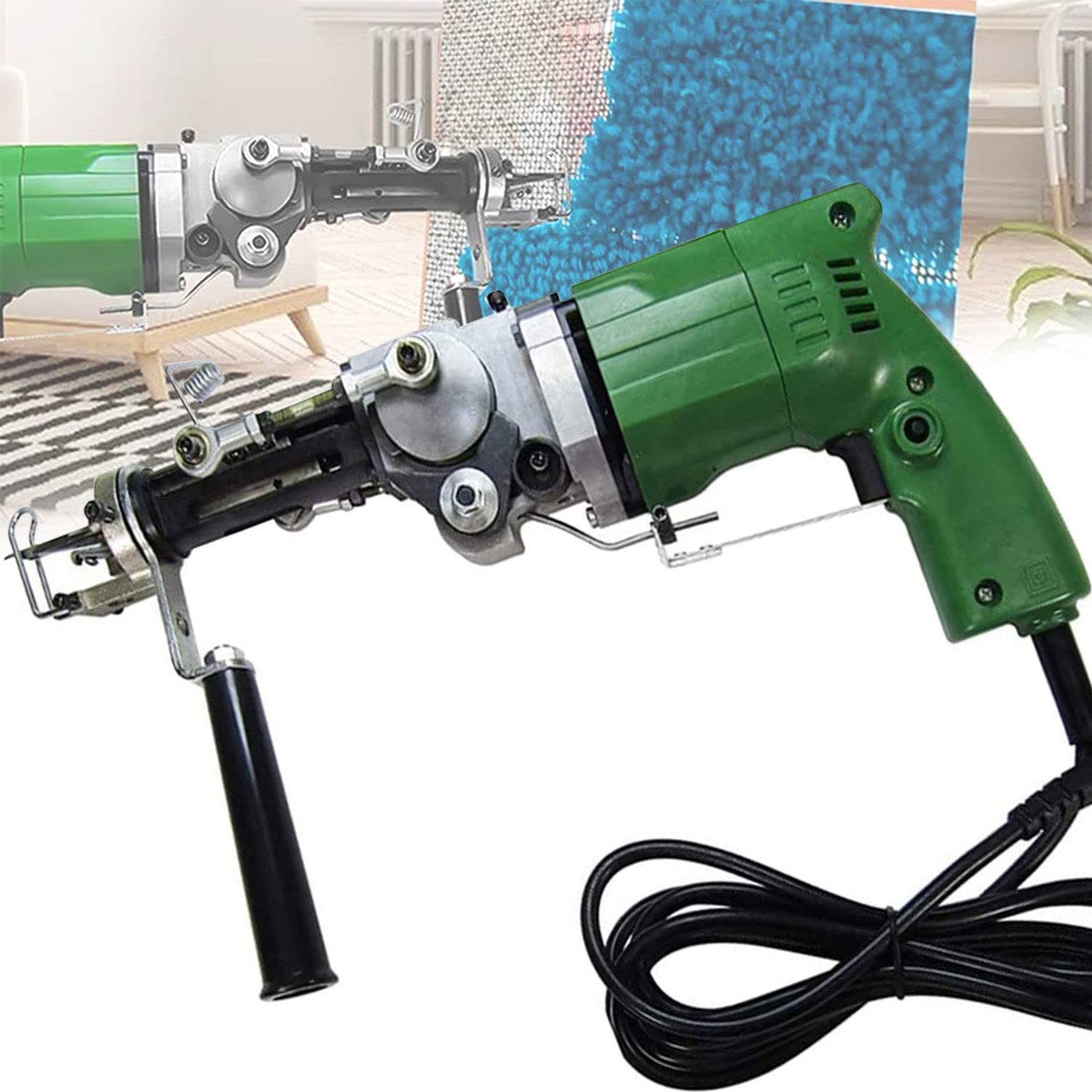 ZQ-III Rug Tufting Gun Machine | Professional Electric Carpet Weaving Machine for Cut Pile Rug Making