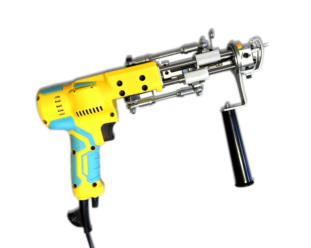 Electric Carpet Tufting Gun Cut Pile Weaving Machine | Portable Rug Making Gun for DIY Carpet Weaving, Embroidery & Textile Craft Tool with Ergonomic Handle