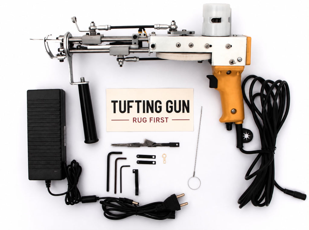 Monster 40mm High Pile Tufting Gun – Professional Electric Rug Tufting Machine for Extra Thick Carpets, Rugs & Wall Art, Adjustable Speed Carpet Weaving Tool