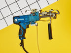 Portable Electric Rug Tufting Gun Kit | Carpet Weaving Machine with Multiple Loop Pile Heads, Adapter & Accessories