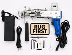 RUG FIRST Tufting Gun for Carpet & Rug Making Kit | Electric Cut Pile Tufting Machine with Power Adapter, Scissors & Accessories